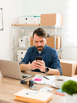 Emprendedores y delivery image